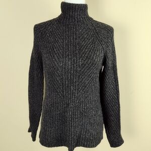 Sundance Toasty Dimensions Ribbed Turtleneck Sweater Sz M